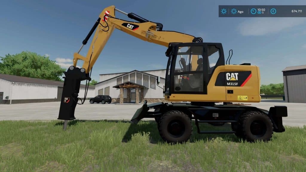 Fs22 Cat M315f V10 Fs 22 Forklifts Excavators Mod Download 4247