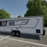 FS22 Caravane eriba v1.0 - FS 22 Trailers Mod Download