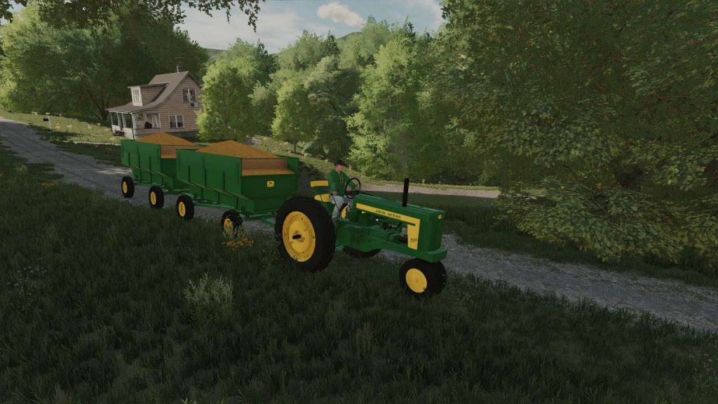 John Deere Barge Box v1 (1) - Farming simulator 19 / 17 / 15 Mod
