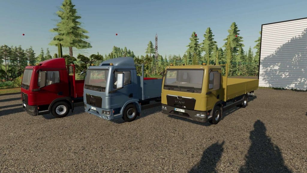 MAN TGL 12.220 v1 (5) - Farming simulator 19 / 17 / 15 Mod