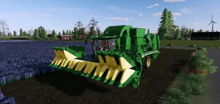 FS22 John Deere 600F Series v1.0 - FS 22 Combines Mod Download