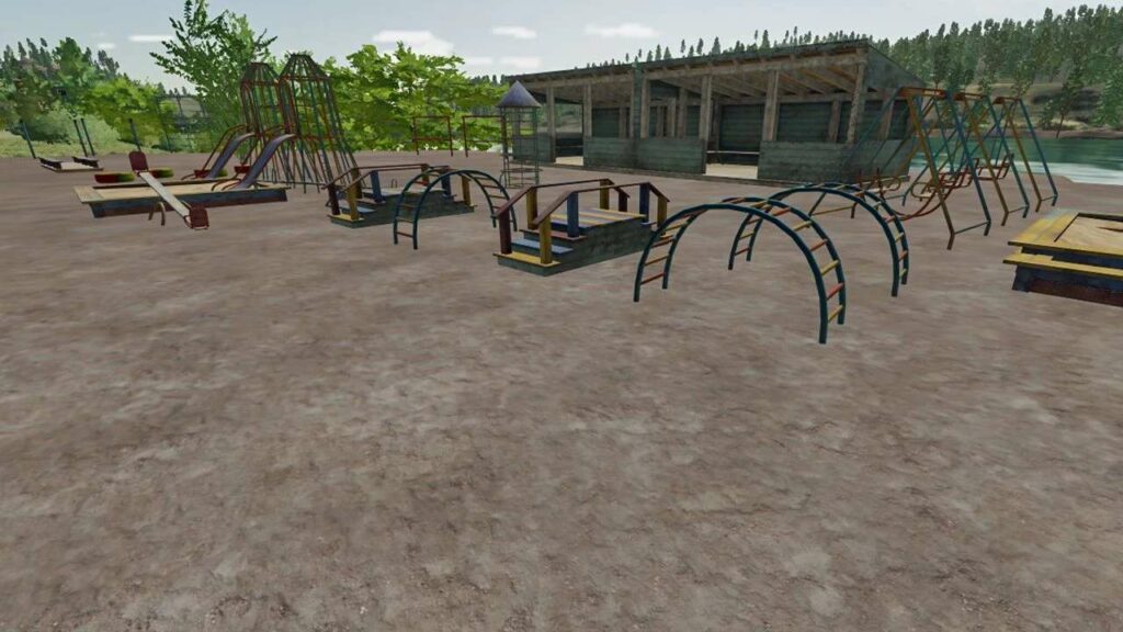 FS22 Playground Decorations v1.0 - FS 22 Objects Mod Download