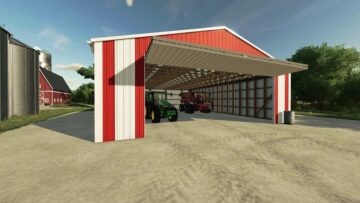 FS22 American Shed Pack v1 (4) - Farming simulator 19 / 17 / 15 Mod