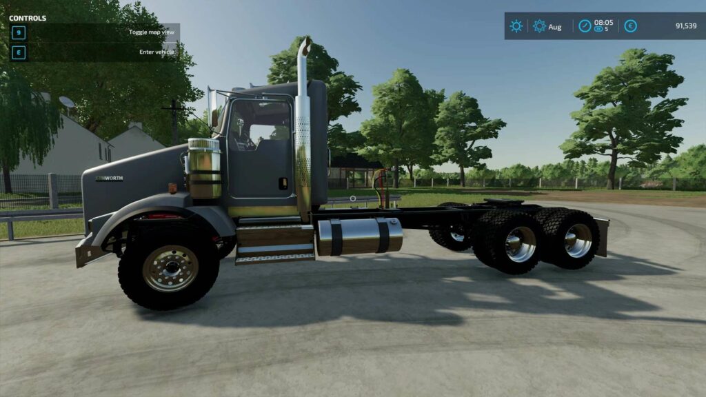 FS22 FS22 2019 Kenworth T800 v2 (5) - Farming simulator 19 / 17 / 15 Mod