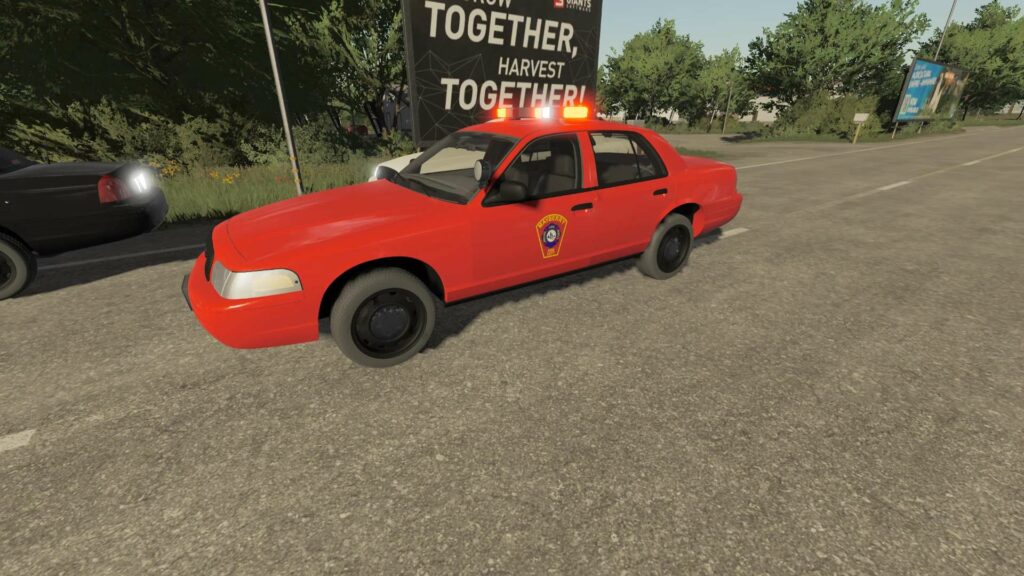 FS22 Ford Crown Victoria v1.0 - Farming simulator 19 / 17 / 15 Mod