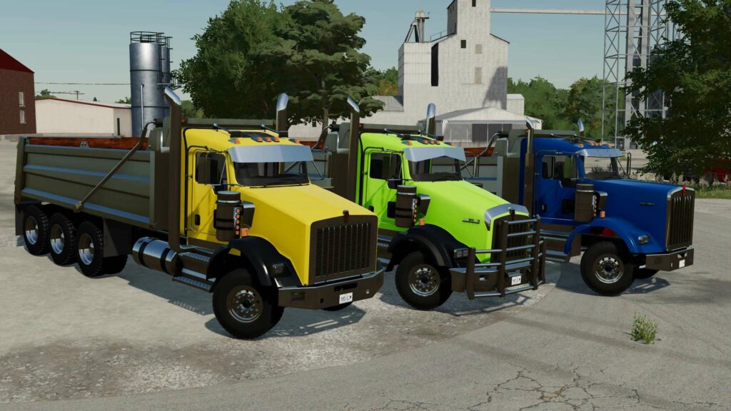 FS22 Kenworth T800 Dump Truck v1.0.0 (3) - Farming simulator 19 / 17 ...