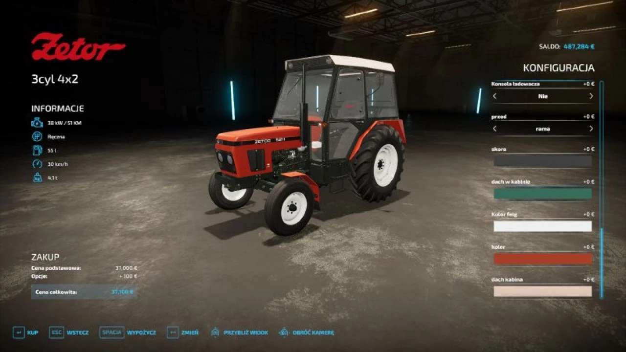 Zetor 5211 v1 (2) - Farming simulator 19 / 17 / 15 Mod
