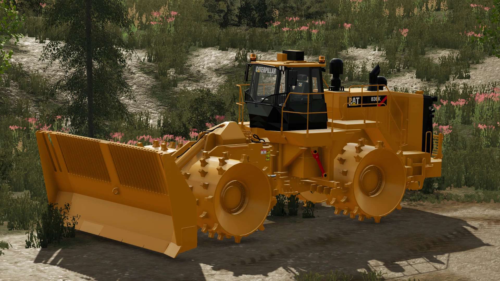 Fs22 Caterpillar 836k Landfill Compactor V1103 Fs 22 Forklifts Excavators Mod Download 0660