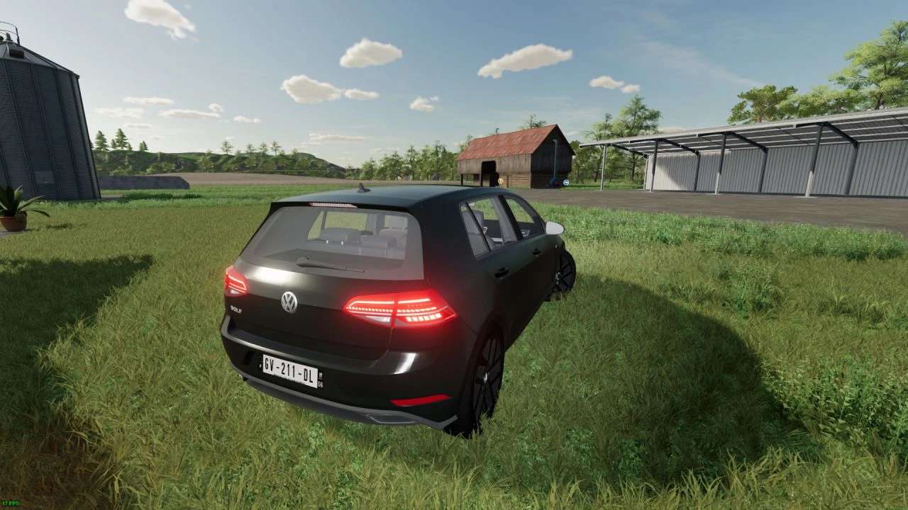 FS22 Volkswagen Golf VII 2017 v2 (1) Farming simulator 19 / 17 / 15 Mod