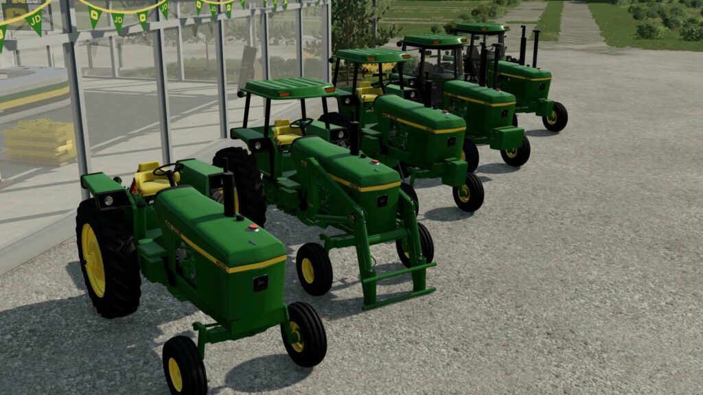 FS22 John Deere 40 and 30 series pack v1.0 - FS 22 Tractors Mod Download