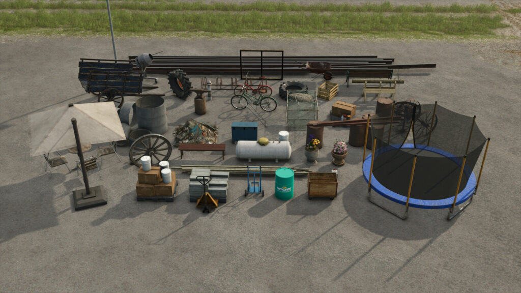 FS25 Big Decoration Package v1 (3) - Farming simulator 19 / 17 / 15 Mod