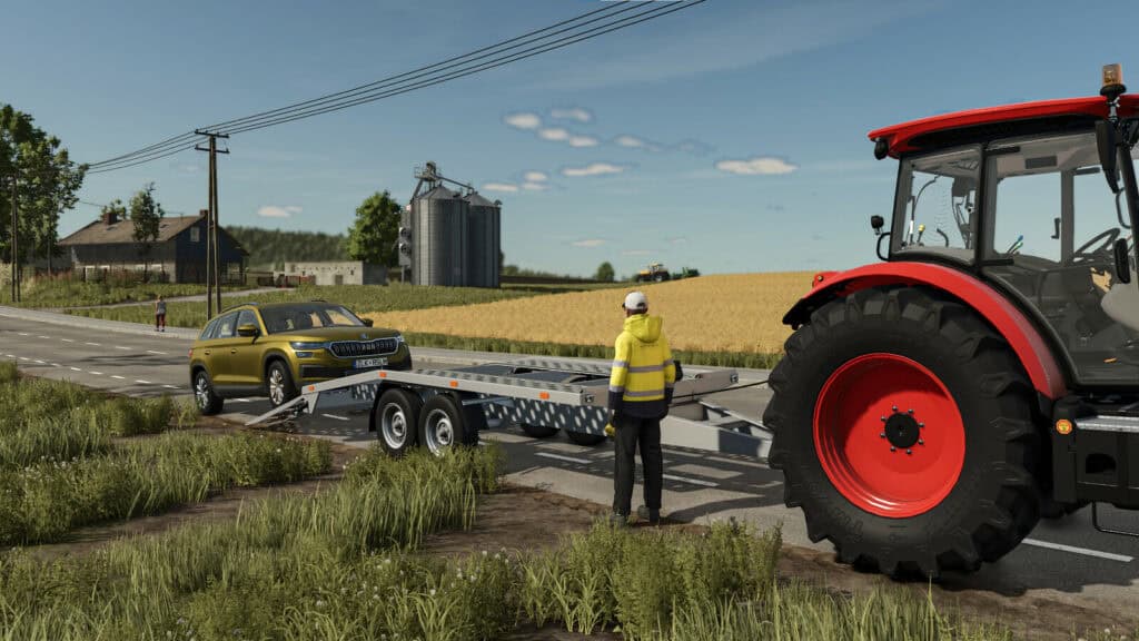 FS25 Lizard Car Tow Trailer v1 (3) - Farming simulator 19 / 17 / 15 Mod