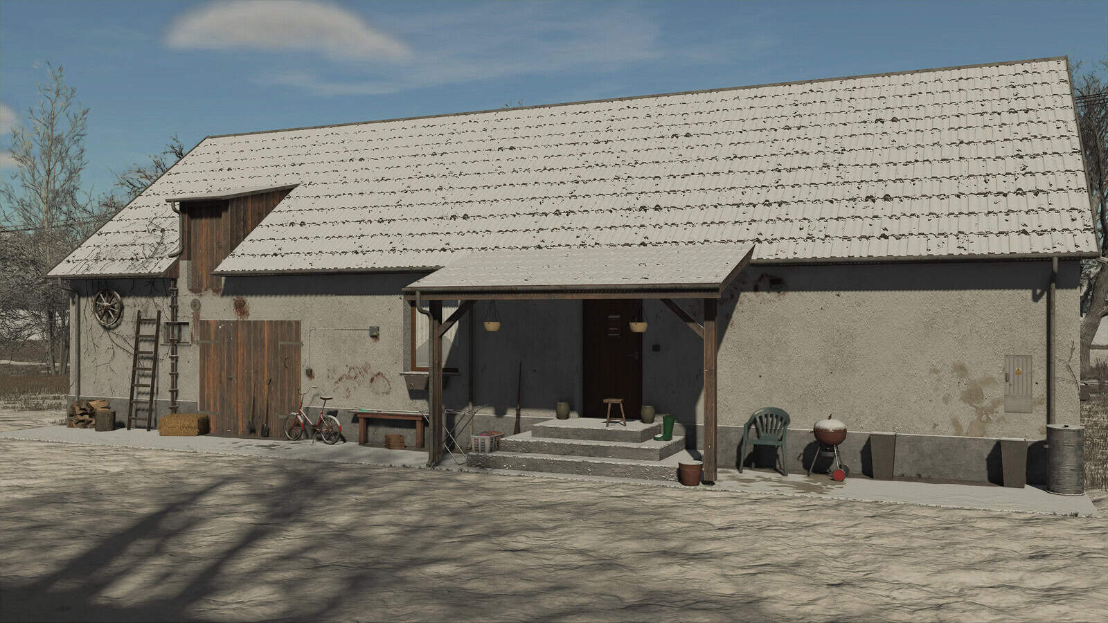 FS25 House In Old Style v1 (4) - Farming simulator 19 / 17 / 15 Mod