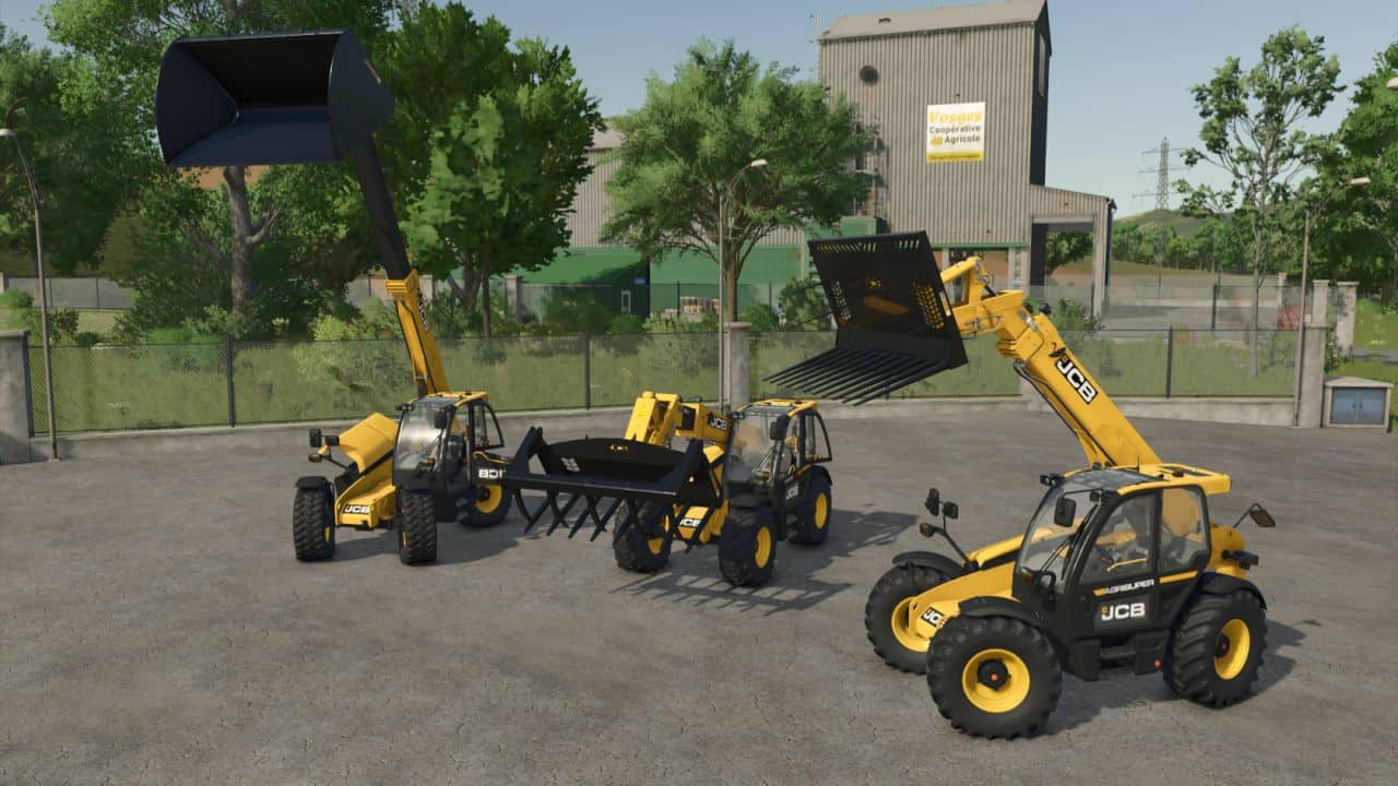 FS25 JCB 542-70 Agri V1.0 - FS 25 Forklifts / Excavators Mod Download