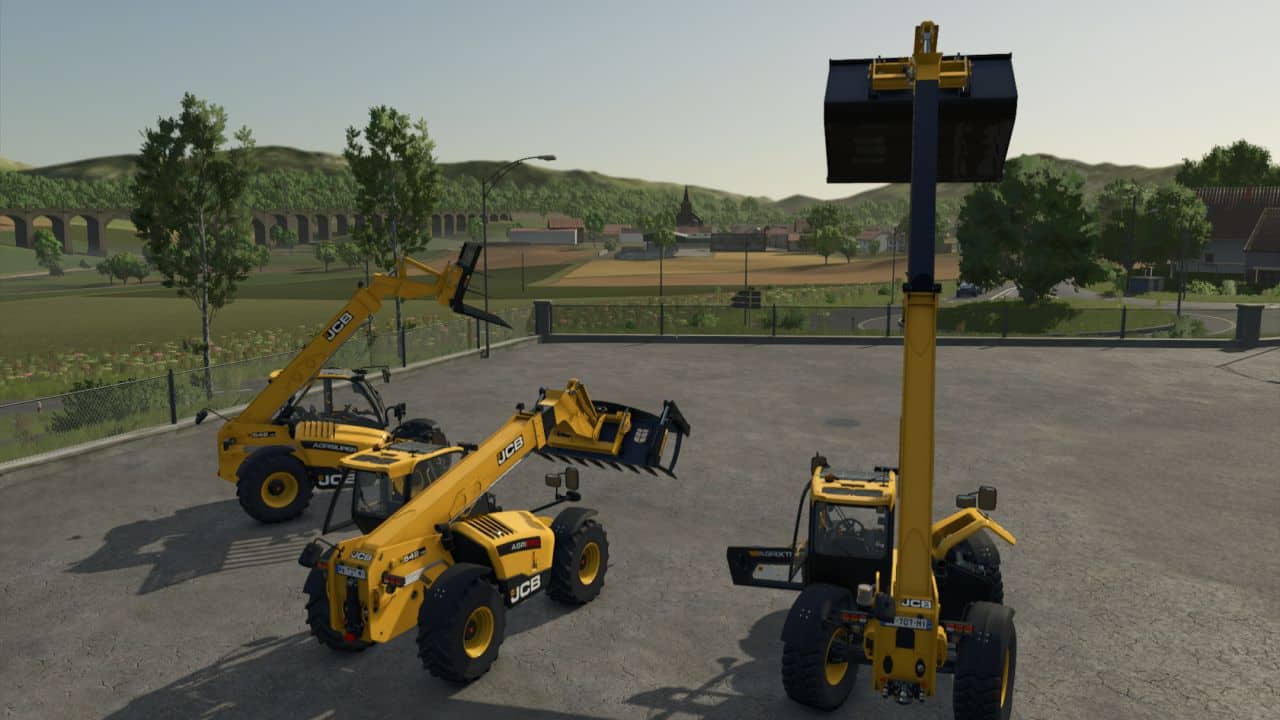 Fs25 Jcb 542-70 Agri V1.0 - Fs 25 Forklifts   Excavators Mod Download